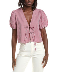 REVERIEE Reveriee Check Blouse