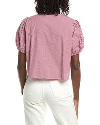 REVERIEE Reveriee Check Blouse