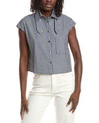 REVERIEE Reveriee Boxy Collared Shirt