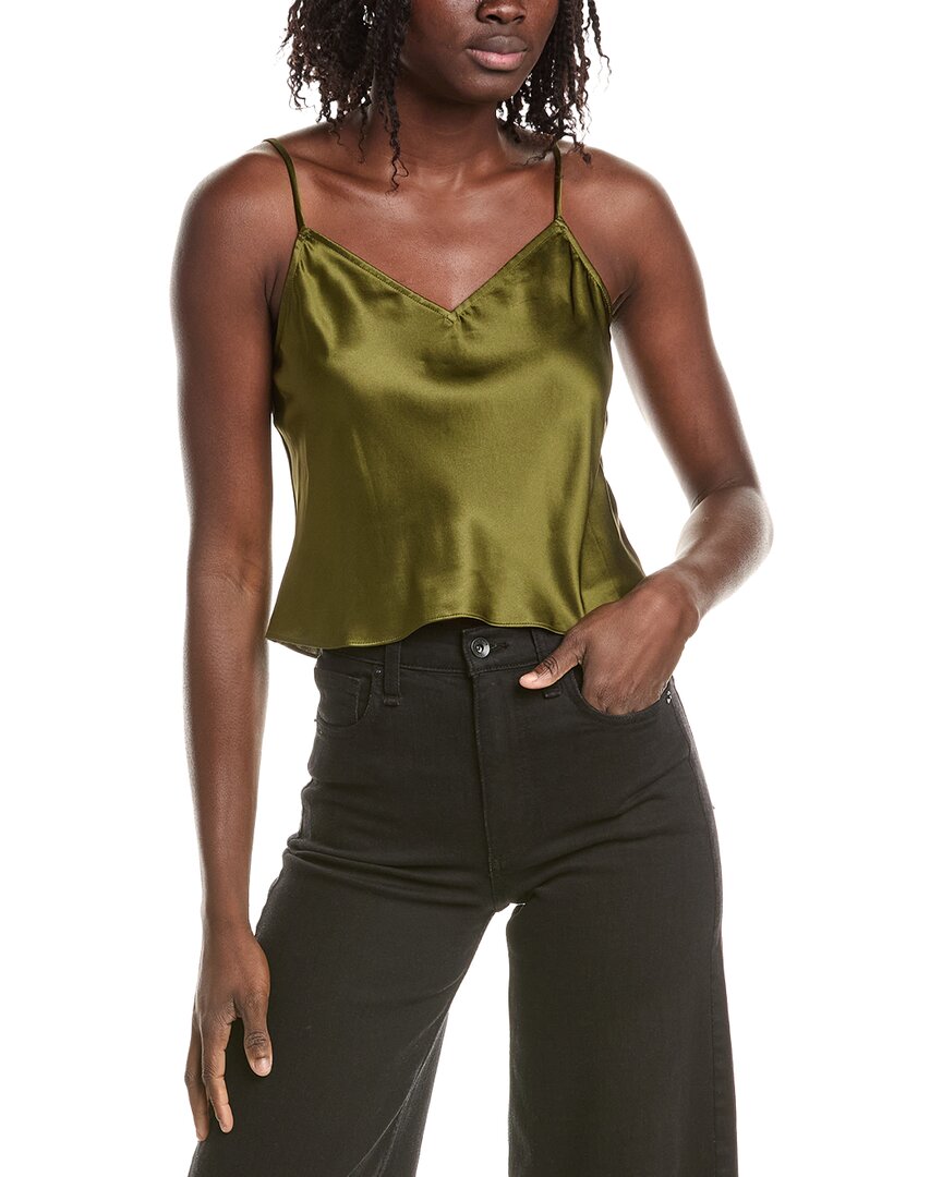 REVERIEE Reveriee Satin Silk Blouse