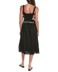 For Love & Lemons For Love & Lemons Jolene Embroidered Midi Dress