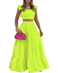 MONIQUE LAGARDE Monique Lagarde Top & Skirt Set