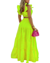 MONIQUE LAGARDE Monique Lagarde Top & Skirt Set