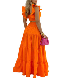 MONIQUE LAGARDE Monique Lagarde Top & Skirt Set