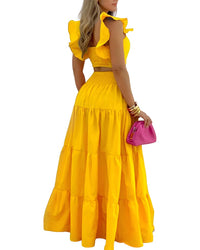 MONIQUE LAGARDE Monique Lagarde Top & Skirt Set