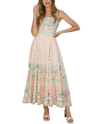 ESEA Esea Linen-Blend Maxi Dress