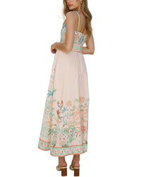 ESEA Esea Linen-Blend Maxi Dress
