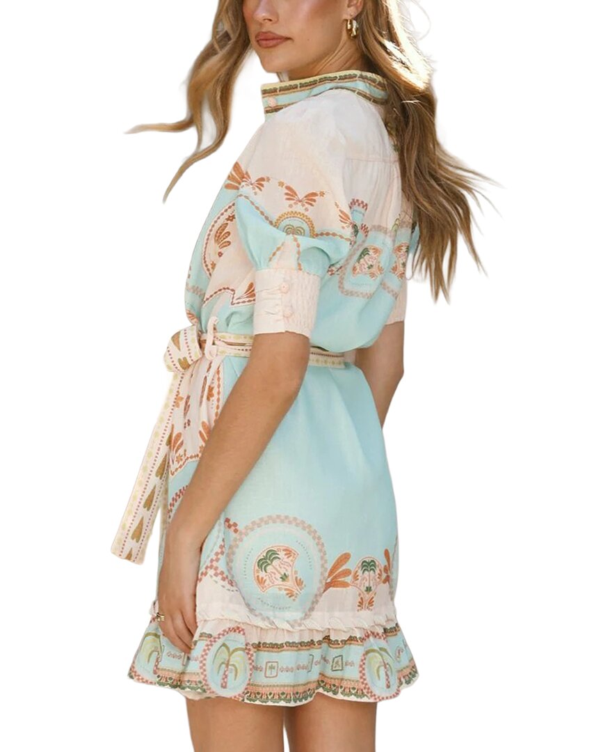 ESEA Esea Linen-Blend Mini Dress