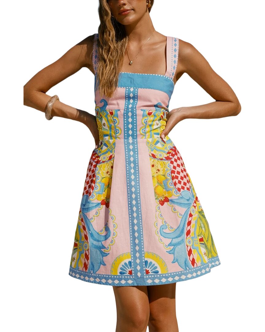 ESEA Esea Womens  Linen-Blend Mini Dress, 10
