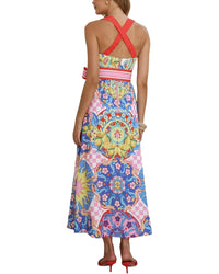 ESEA Esea Linen-Blend Midi Dress