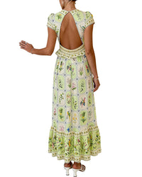 ESEA Esea Linen-Blend Maxi Dress