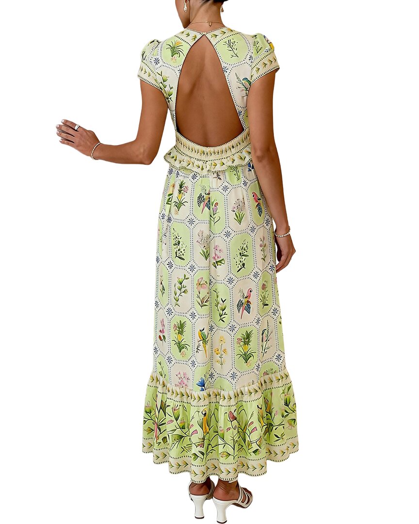 ESEA Esea Linen-Blend Maxi Dress