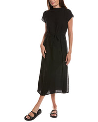 EILEEN FISHER Eileen Fisher Funnel Neck Midi Dress