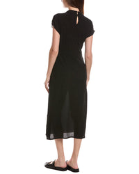 EILEEN FISHER Eileen Fisher Funnel Neck Midi Dress