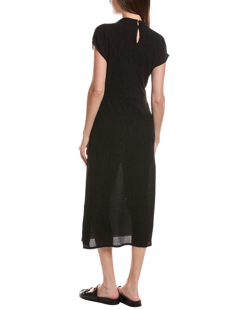 EILEEN FISHER Eileen Fisher Funnel Neck Midi Dress
