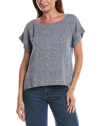 EILEEN FISHER Eileen Fisher Linen Box Top