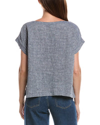 EILEEN FISHER Eileen Fisher Linen Box Top