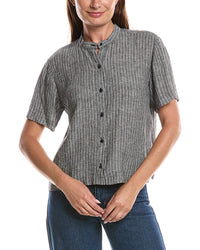 EILEEN FISHER Eileen Fisher Mandarin Linen Shirt