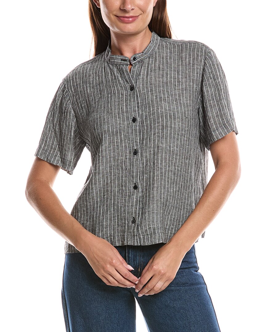 EILEEN FISHER Eileen Fisher Mandarin Linen Shirt
