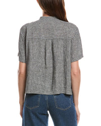 EILEEN FISHER Eileen Fisher Mandarin Linen Shirt