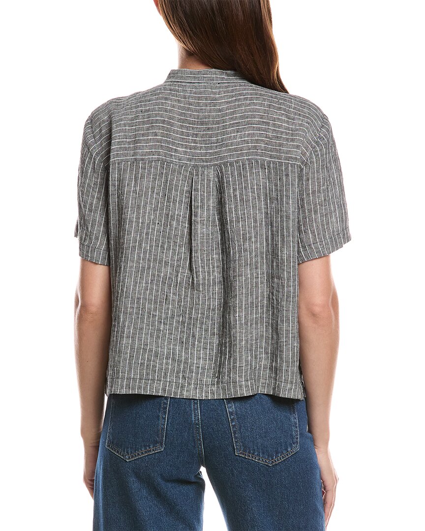 EILEEN FISHER Eileen Fisher Mandarin Linen Shirt