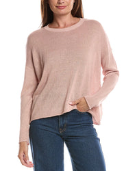 EILEEN FISHER Eileen Fisher Crewneck Linen-Blend Sweater