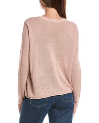 EILEEN FISHER Eileen Fisher Crewneck Linen-Blend Sweater