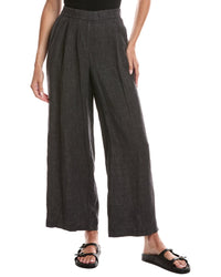 EILEEN FISHER Eileen Fisher Wide Pleated Flare Linen Pant