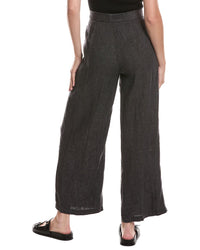 EILEEN FISHER Eileen Fisher Wide Pleated Flare Linen Pant