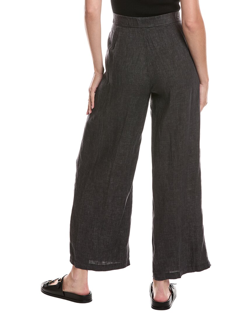 EILEEN FISHER Eileen Fisher Wide Pleated Flare Linen Pant