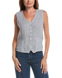 EILEEN FISHER Eileen Fisher V-Neck Linen Vest
