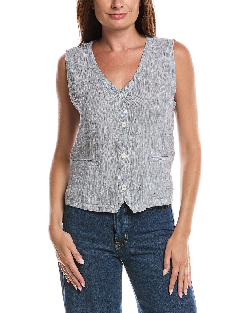 EILEEN FISHER Eileen Fisher V-Neck Linen Vest