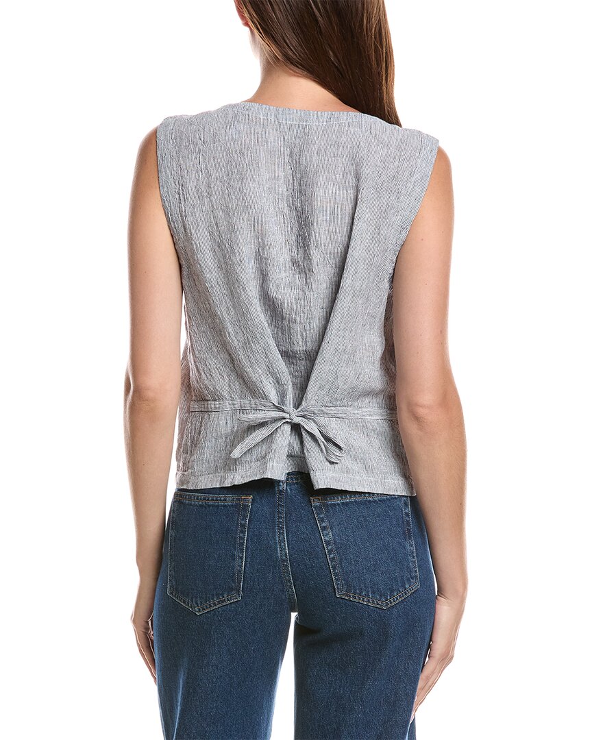 EILEEN FISHER Eileen Fisher V-Neck Linen Vest