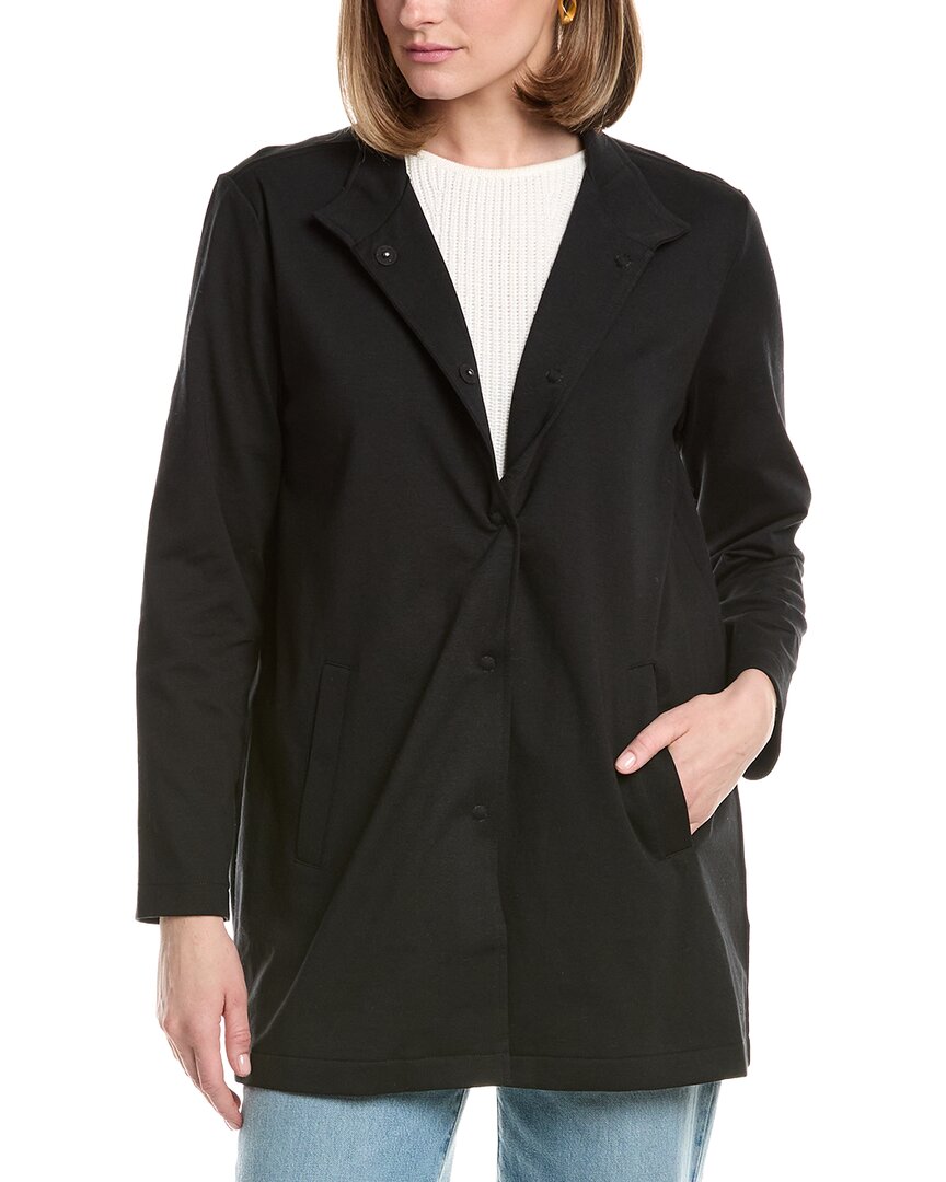 EILEEN FISHER Eileen Fisher Stand Collar Jacket
