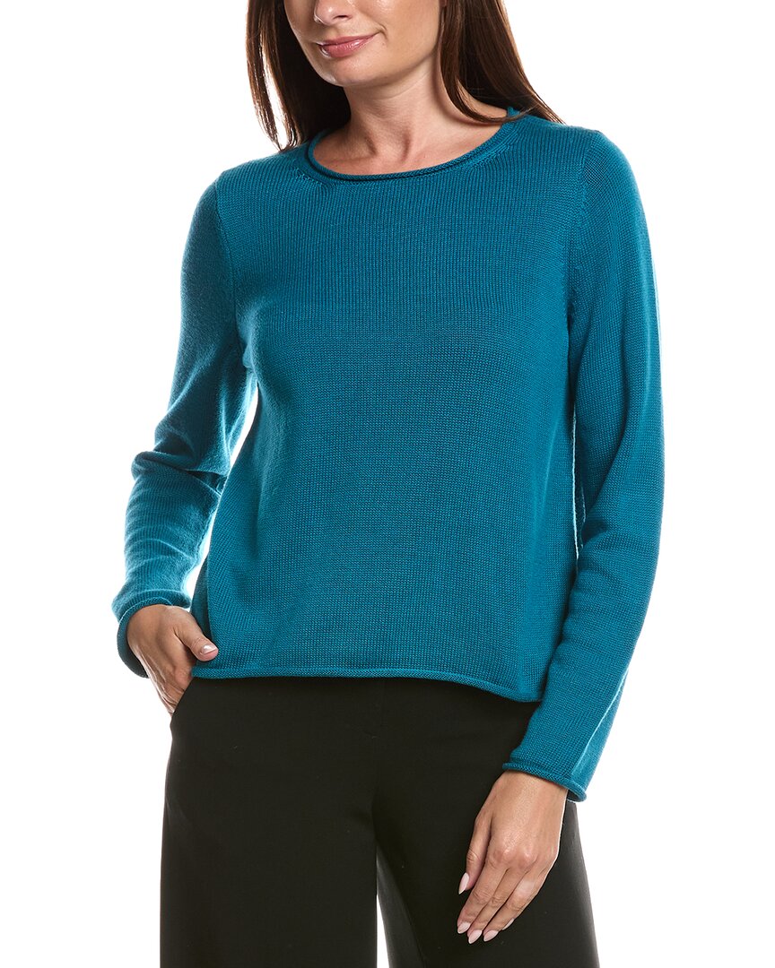 EILEEN FISHER Eileen Fisher Jewel Neck Sweater