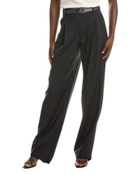 Max Mara Studio Bergamo Wool Long Trouser