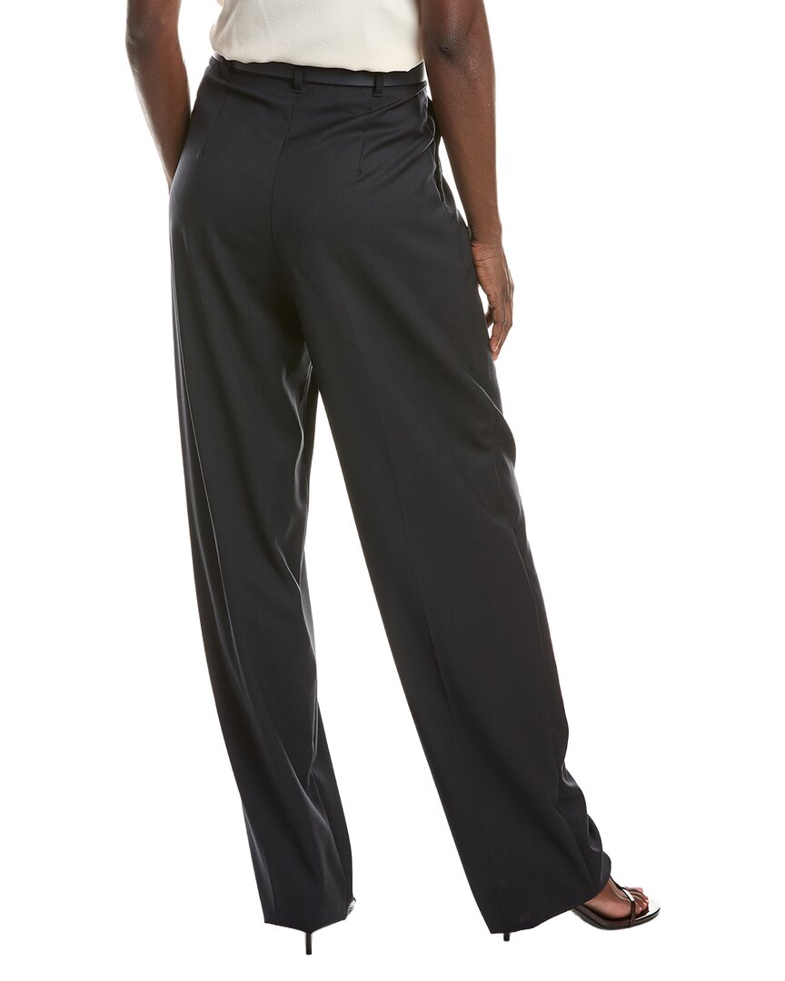 Max Mara Studio Bergamo Wool Long Trouser