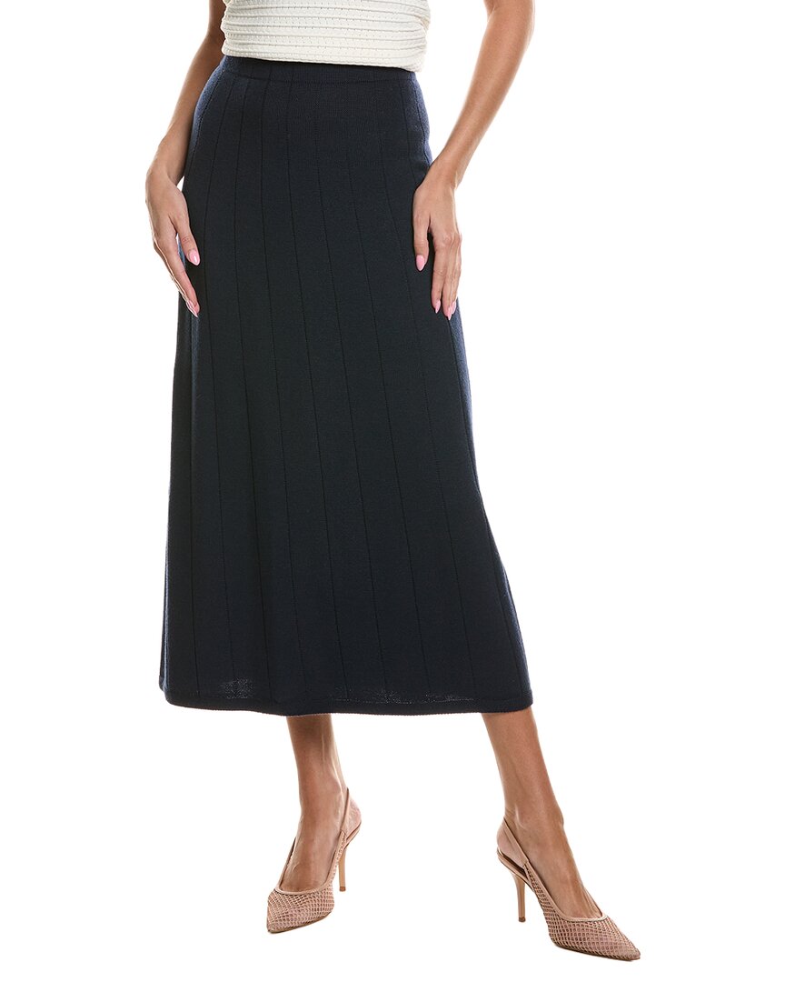 Max Mara Mm By Max Mara Peonie Knitted Wool Skirt