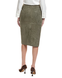 Max Mara Max Mara Pala Leather Skirt