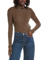 Max Mara Mm By Max Mara Blasy Turtleneck Wool-Blend Top