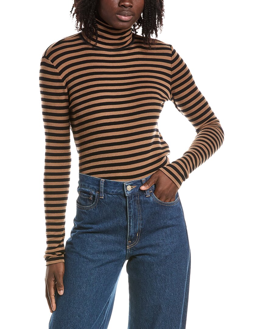 Max Mara Mm By Max Mara Blasy Turtleneck Wool-Blend Top