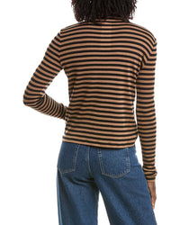 Max Mara Mm By Max Mara Blasy Turtleneck Wool-Blend Top