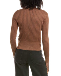 Max Mara Max Mara Studio Nogara Silk & Wool-Blend Cardigan