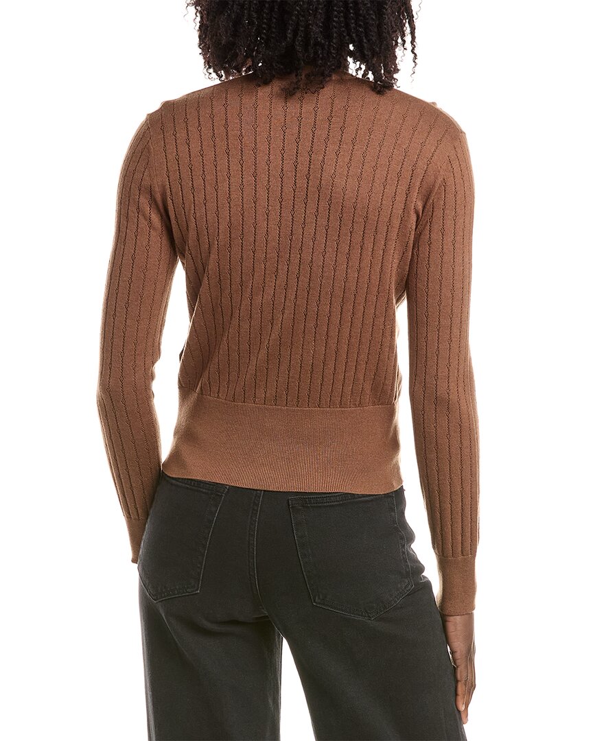 Max Mara Max Mara Studio Nogara Silk & Wool-Blend Cardigan