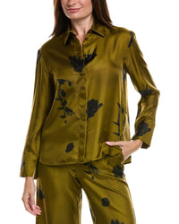 Max Mara Mm By Max Mara Eraclea Silk Shirt