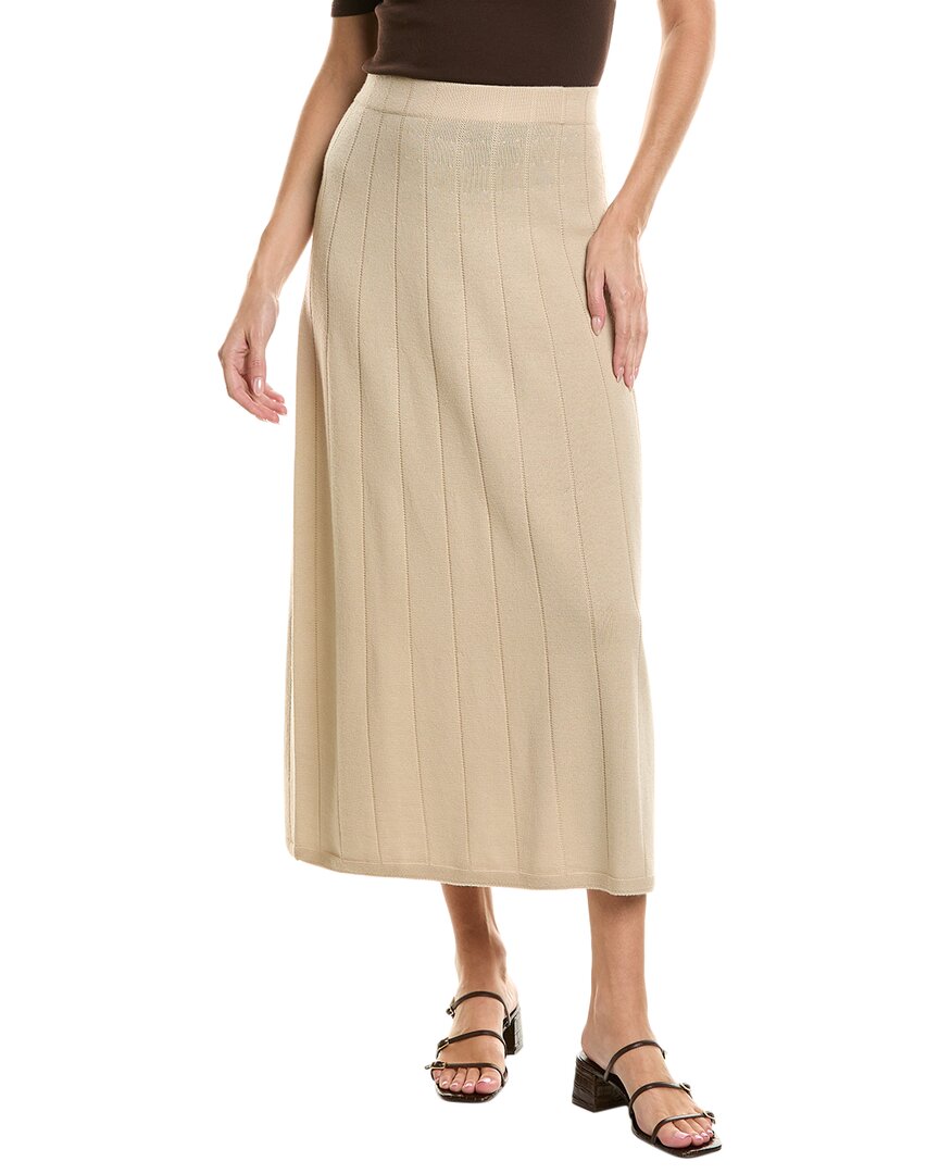 Max Mara Mm By Max Mara Peonie Knitted Wool Skirt
