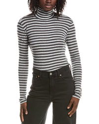 Max Mara Mm By Max Mara Blasy Turtleneck Wool-Blend Top