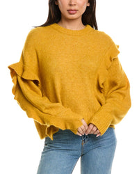 3.1 Phillip Lim 3.1 Phillip Lim Lofty Cropped Ruffle Wool & Alpaca-Blend Pullover