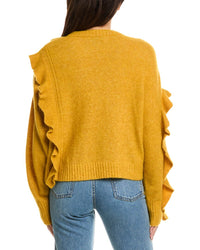 3.1 Phillip Lim 3.1 Phillip Lim Lofty Cropped Ruffle Wool & Alpaca-Blend Pullover
