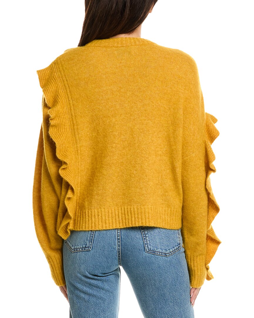 3.1 Phillip Lim 3.1 Phillip Lim Lofty Cropped Ruffle Wool & Alpaca-Blend Pullover